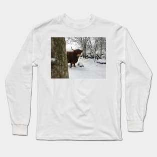 Scottish Highland Cattle Cow 2200 Long Sleeve T-Shirt